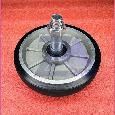 Ролик D-150мм башмака кабины W=27мм с осью RG150 KM581275G03 Kone