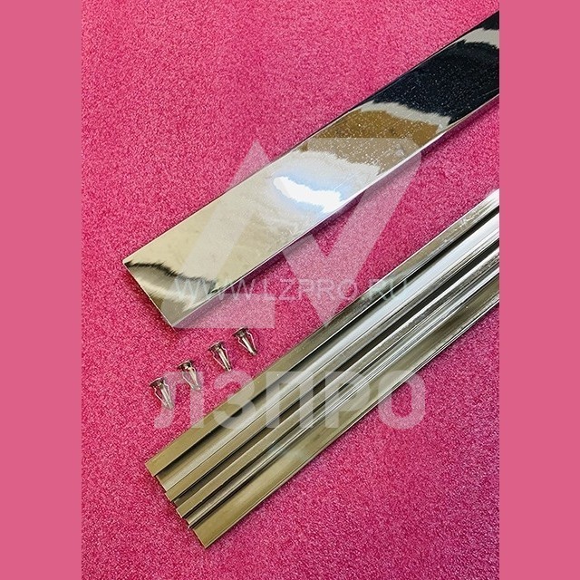 Плинтус кабины лифта L-1390 mm CHROME FAA459E999 CH 1390 Otis