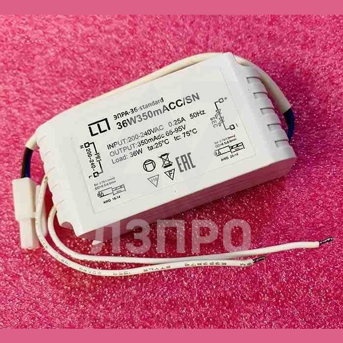 Драйвер для светодиодной панели 36W350mACC/SN ЭПРА