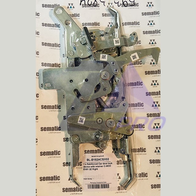 Отводка правая с замком C-MOD EN81 2Z BL-B152ACSX02 Sematic