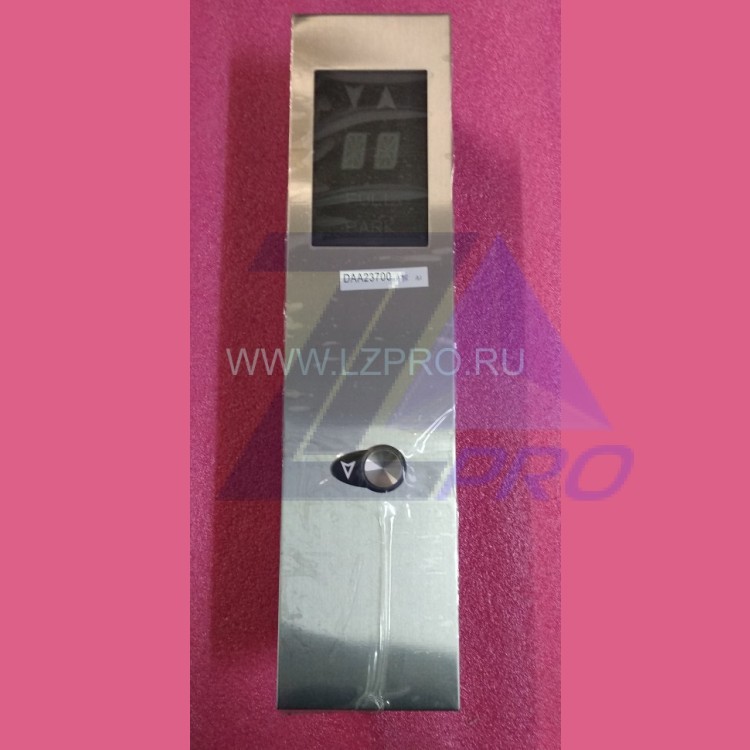 Пост вызывной XIZI OTIS (1 кнопка с чеклетом "стрелка вниз" + 1 индикатор) 115х480 мм  DAA23501DL998