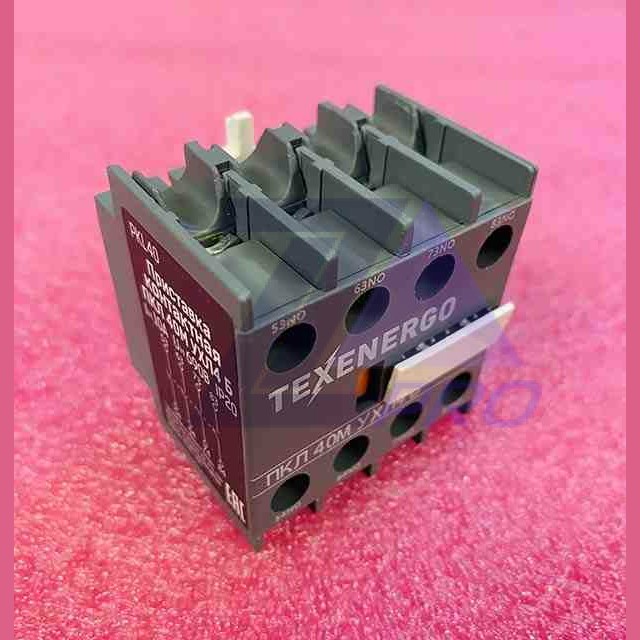 Приставка контактная ПКЛ 40М 04 Б 10А 4НО+0НЗ ТЭ