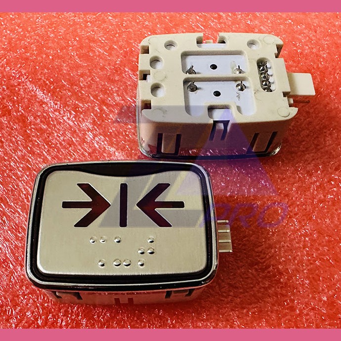 Модуль кнопочный красная подсветка код брайля AK-25B "Закрытие дверей" AEN04C049*A Sigma