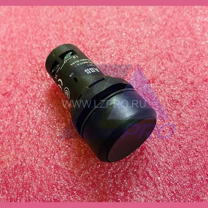 Кнопочный переключатель черный, без фиксации, 1NO, 1A, IP66, пластик, 22mm CP1-10B-10 1SFA619100R1016 ABB