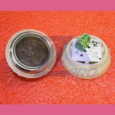 Модуль кнопочный красная подсветка "без символов" К1-К (аналог Achi...