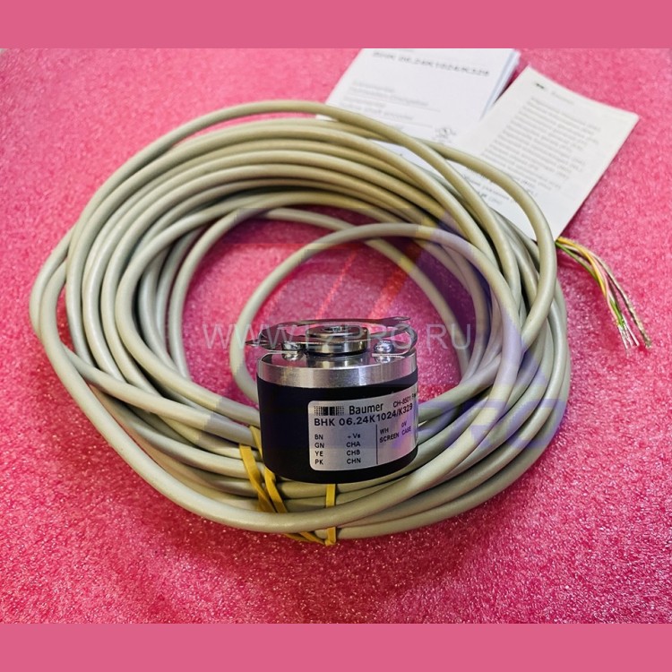 Датчик скорости (энкодер) BHK 06.24K1024/K329 Baumer GCA633A1 Otis