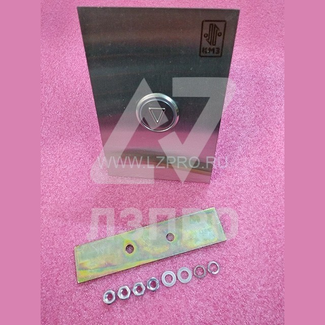 Пост вызывной (кнопка Vega Achille, разъем MLK, красная подсветка) КМЗ